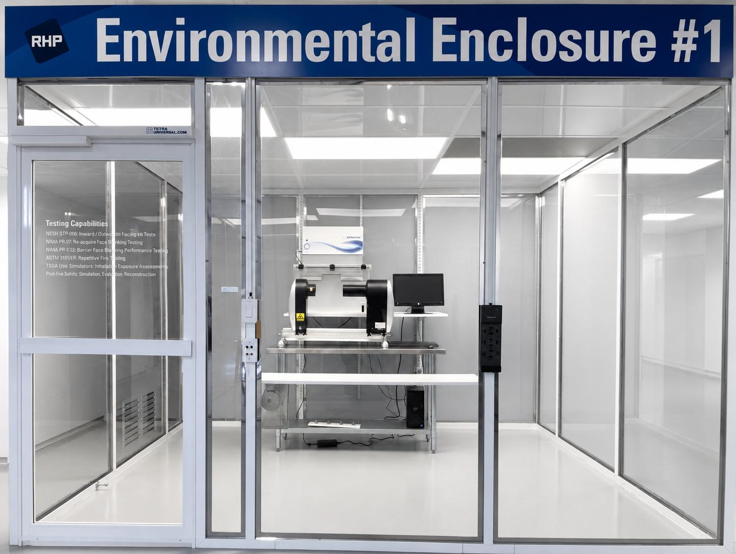 RHP Environmental Enclosure #1, exposure sciences laboratory
