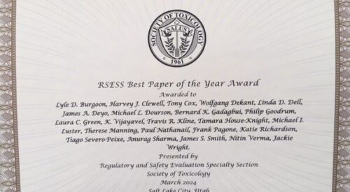 RSESS 2024 Best Paper of the Year_Certificate